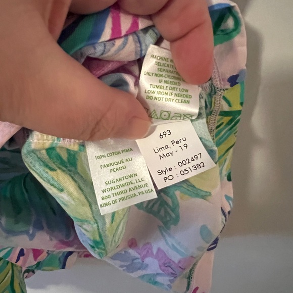 Lilly Pulitzer Billie Dress Mermaid in the Shade Size Medium EUC - Picture 6 of 8